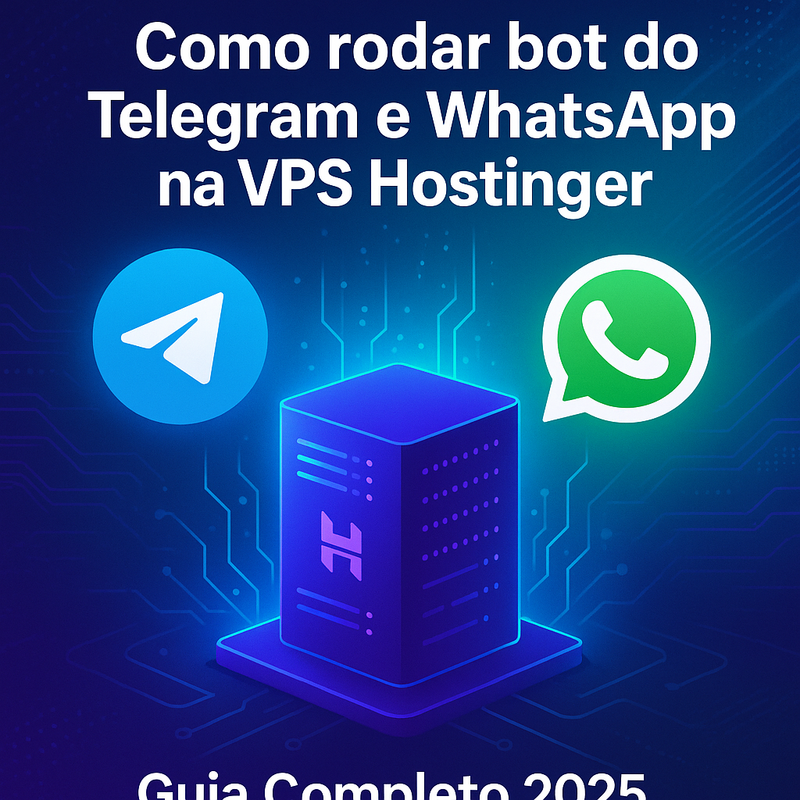 Como rodar bot do Telegram e WhatsApp na VPS Hostinger: guia completo 2025