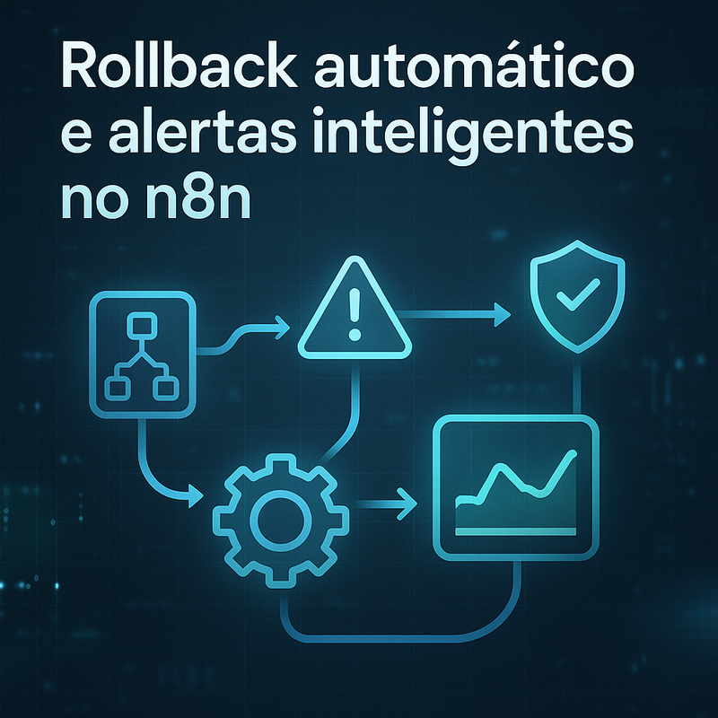 Como implementar rollback automático e alertas inteligentes no n8n para workflows críticos