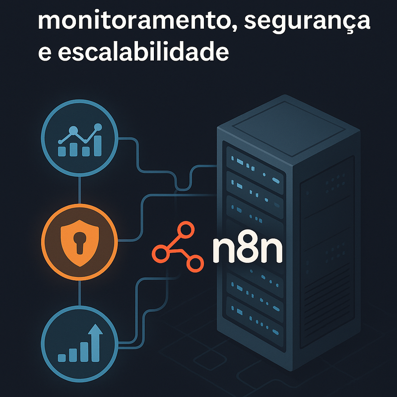 Self-hosting do n8n: monitoramento, segurança e escalabilidade