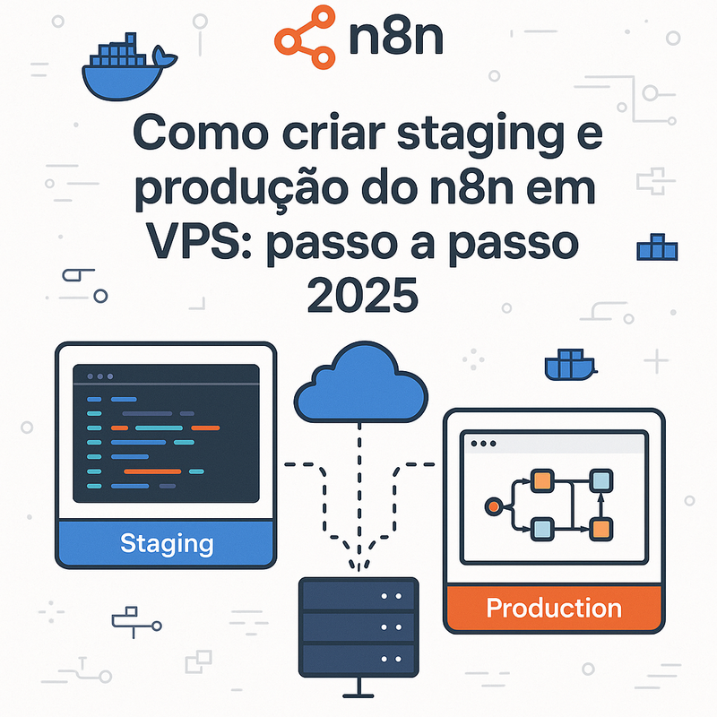 Como criar staging e produção do n8n em VPS: passo a passo 2025