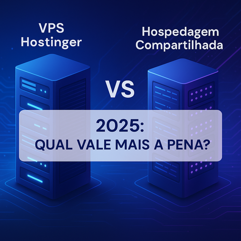 VPS Hostinger vs hospedagem compartilhada 2025: qual vale mais a pena?