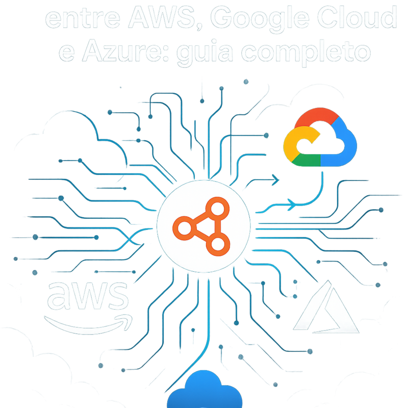 Automação multi-cloud com n8n entre AWS, Google Cloud e Azure: guia completo
