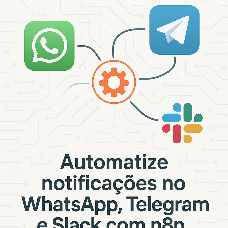 Como automatizar notificações no WhatsApp, Telegram e Slack usando n8n
