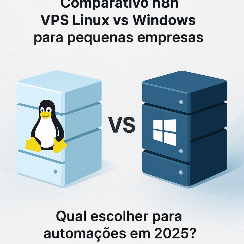 Comparativo n8n VPS Linux vs Windows para pequenas empresas: qual escolher?
