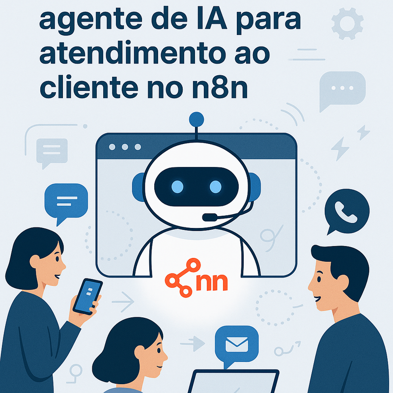 Como criar agente de IA para atendimento ao cliente no n8n: guia prático
