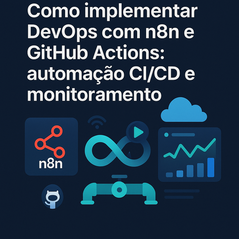 Como implementar DevOps com n8n e GitHub Actions: automação CI/CD e monitoramento