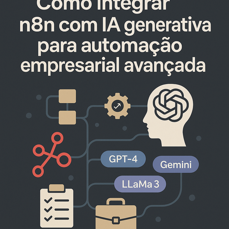 Como integrar n8n com IA generativa para automação empresarial avançada