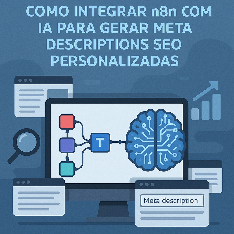 Como integrar n8n com IA para gerar meta descriptions SEO personalizadas