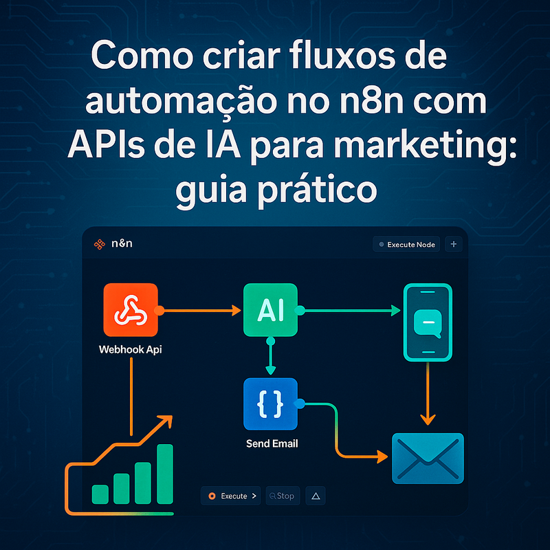 Como criar fluxos de automação no n8n com APIs de IA para marketing: guia prático
